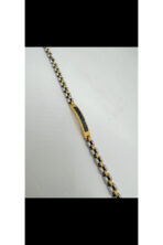 316L Çelik Gold Gri Erkek Bileklik