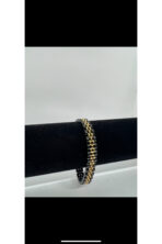 316L Çelik RLX Model Gold Siyah Erkek Bileklik