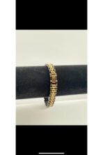 316L Çelik RLX Model Gold Siyah Erkek Bileklik - Görsel 3