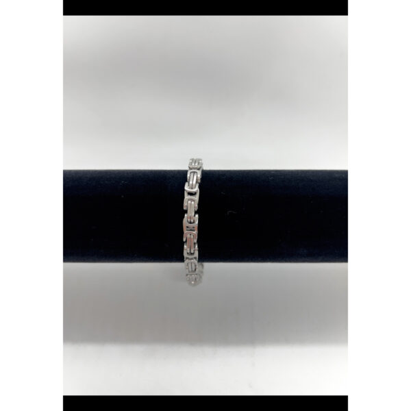 316L Çelik Kral Model Silver Erkek Bileklik