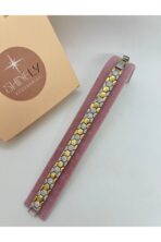 316L Çelik İki Renkli Taş Detaylı Kadın Bileklik