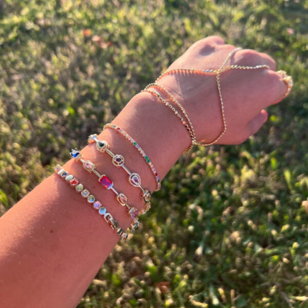 316L Çelik Soft 7 Element Bileklik