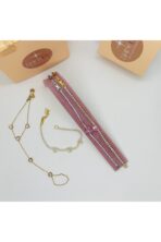 Su Yolu Pembe Kalp Taşlı Bileklik - Görsel 2