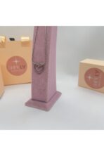 316L Çelik Silver İtalyan Zincir Kalp Kolye - Görsel 2