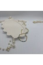 Mavi Taşlı Gold Zincir Bileklik - Görsel 2