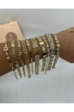 XP Baget Taşlı Çelik Kadın Bileklik - Görsel 4