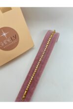 Altın Renk Yıldız Model Zirkon Taşlı Kadın Bileklik