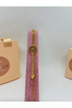 316L Çelik Kuyumcu Model Desenli Bileklik