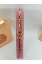 316L Çelik Taşlı Çeyrek Kyumcu Kadın Bilekliği