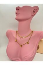 316L Çelik İtalyan Zincir Kelebek Kolye