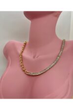 Yarım Işıltı Çelik Kolye