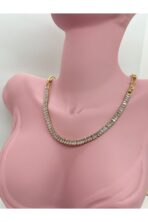 Yarım Işıltı Çelik Kolye - Görsel 2